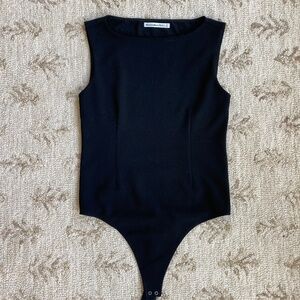 Abercrombie Black Bodysuit, Small